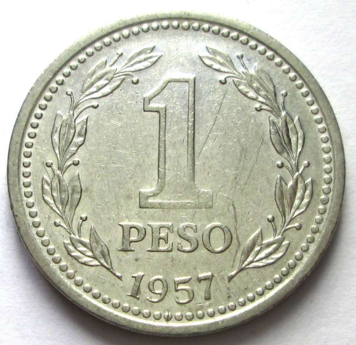 1957 Argentina 1 Peso