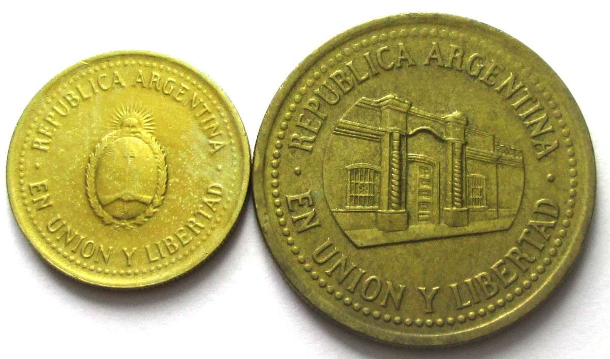 1994 Argentina 10/50 Centavos