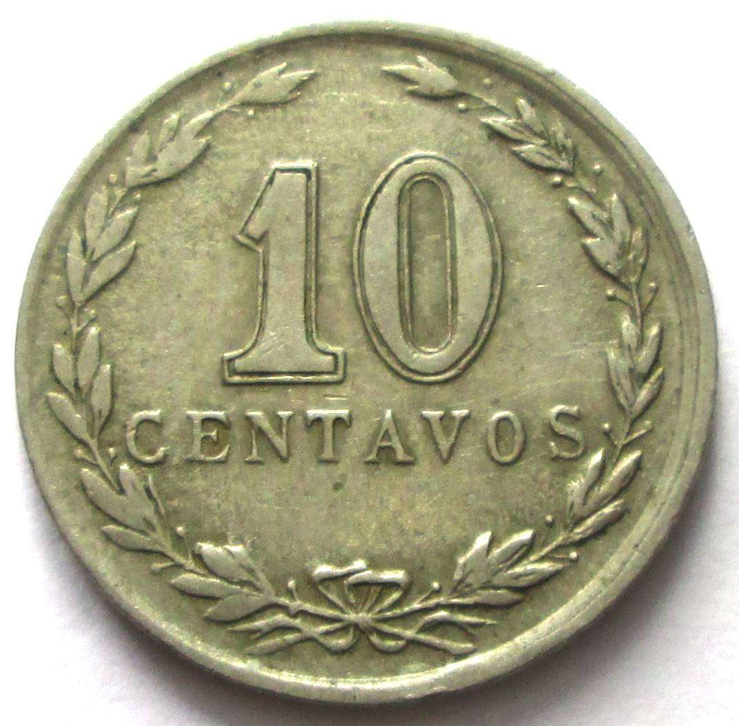 1930 Argentina 10 Centavos