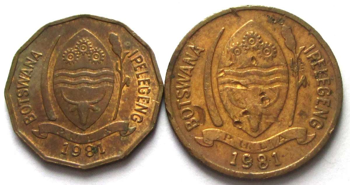 1981 Botswana 2 Thebe 5 Thebe