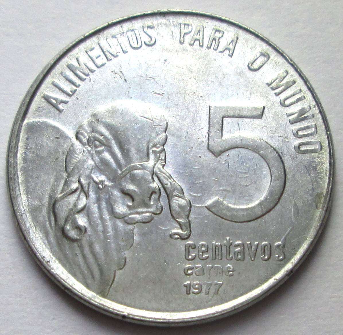 1977 Brazil 5 Centavos Commemorative
