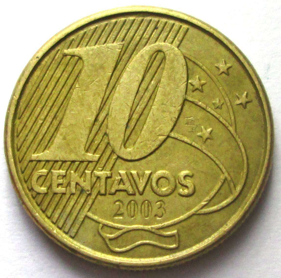 2003 Brazil 10 Centavos