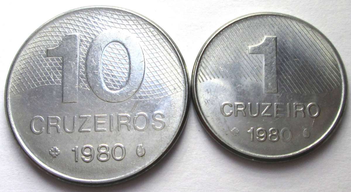 1980 Brazil 1/10 Cruzeiros