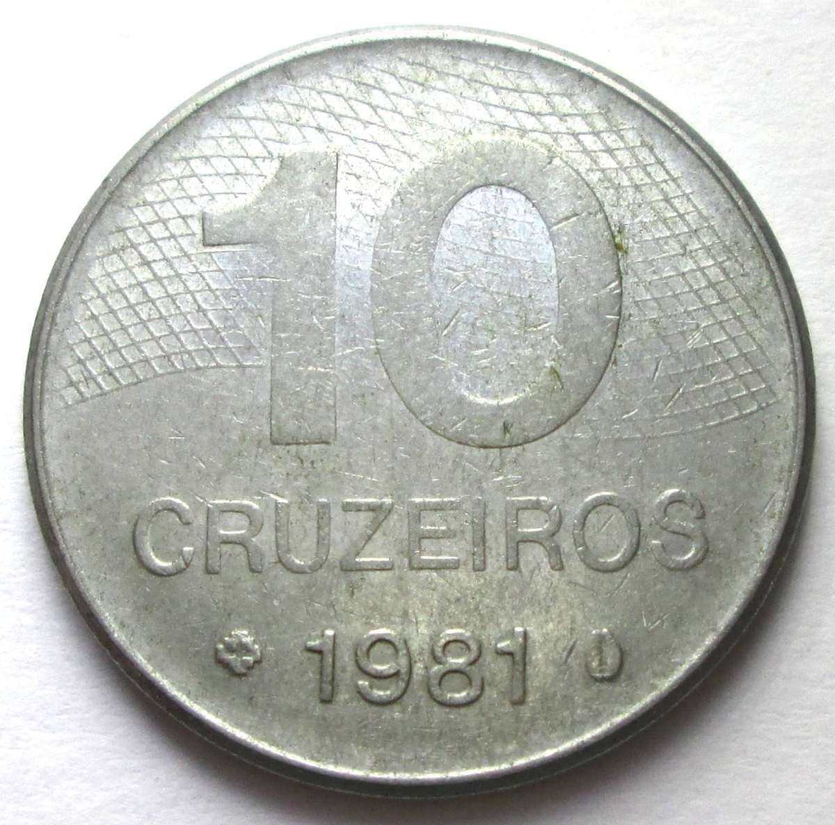 1981 Brazil 10 Cruzeiros
