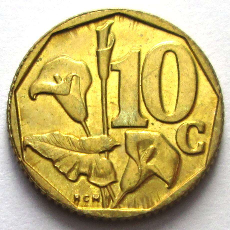 1997 South Africa 10 Cents