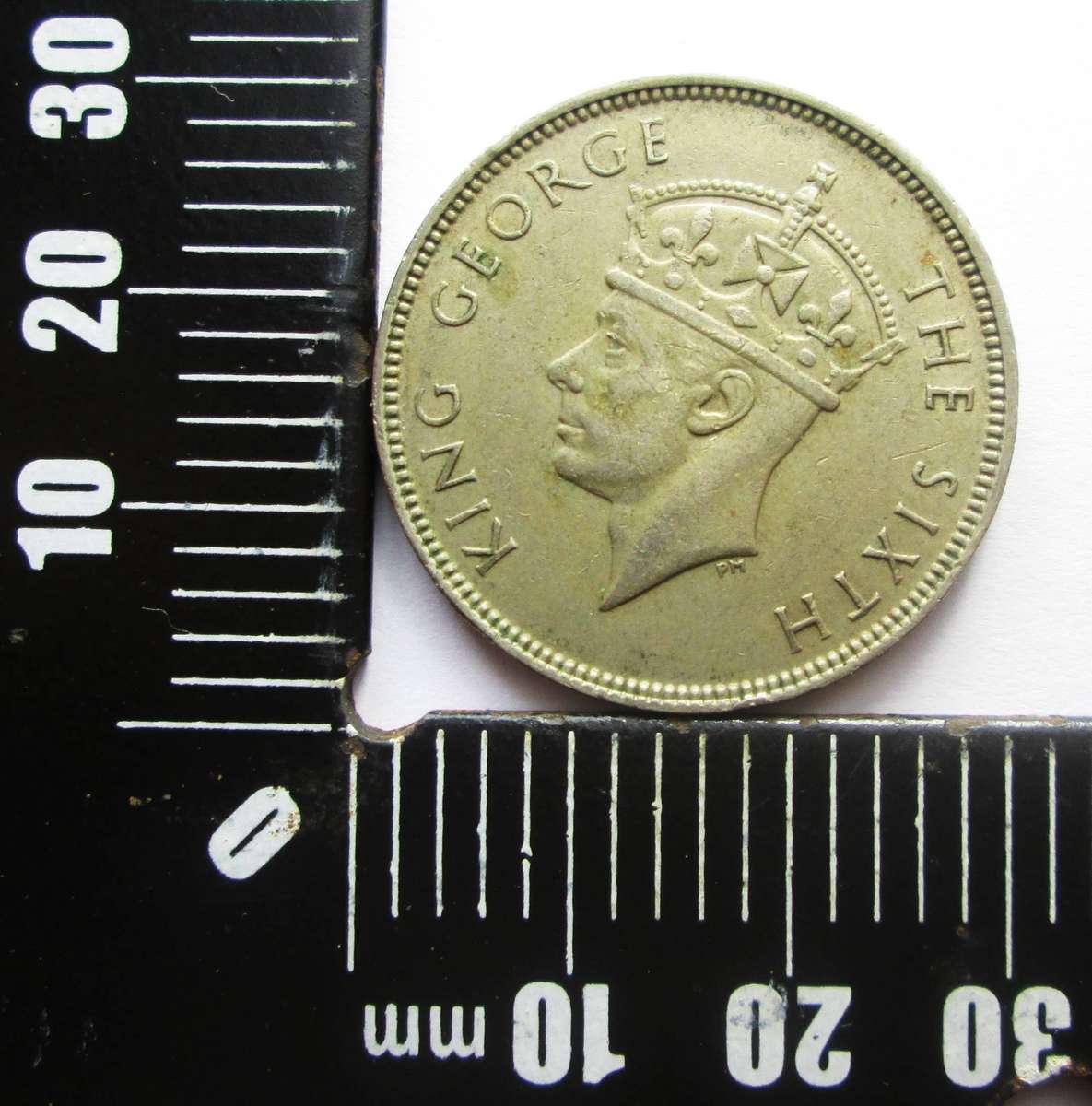 1951 Mauritius 1 Rupee