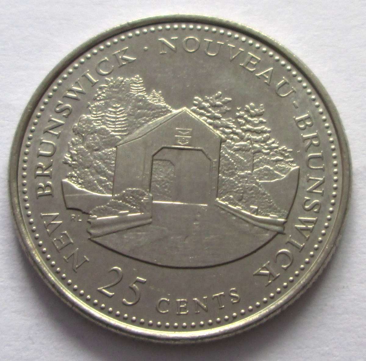 1992 Canada New Brunswick 25 Cents