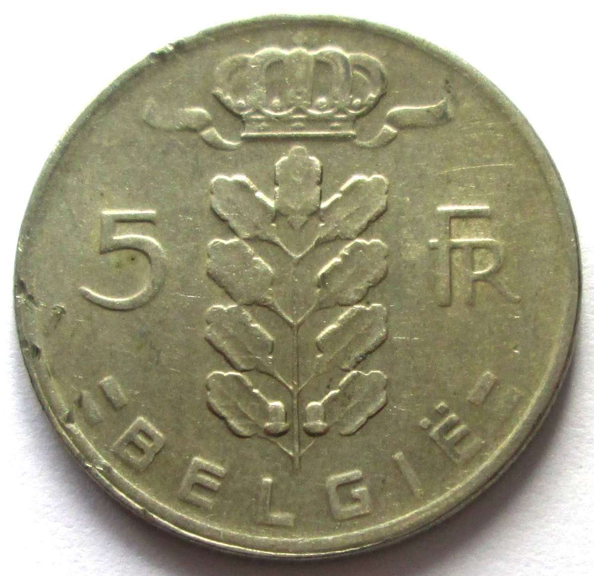 1961 Belgium 5 Francs