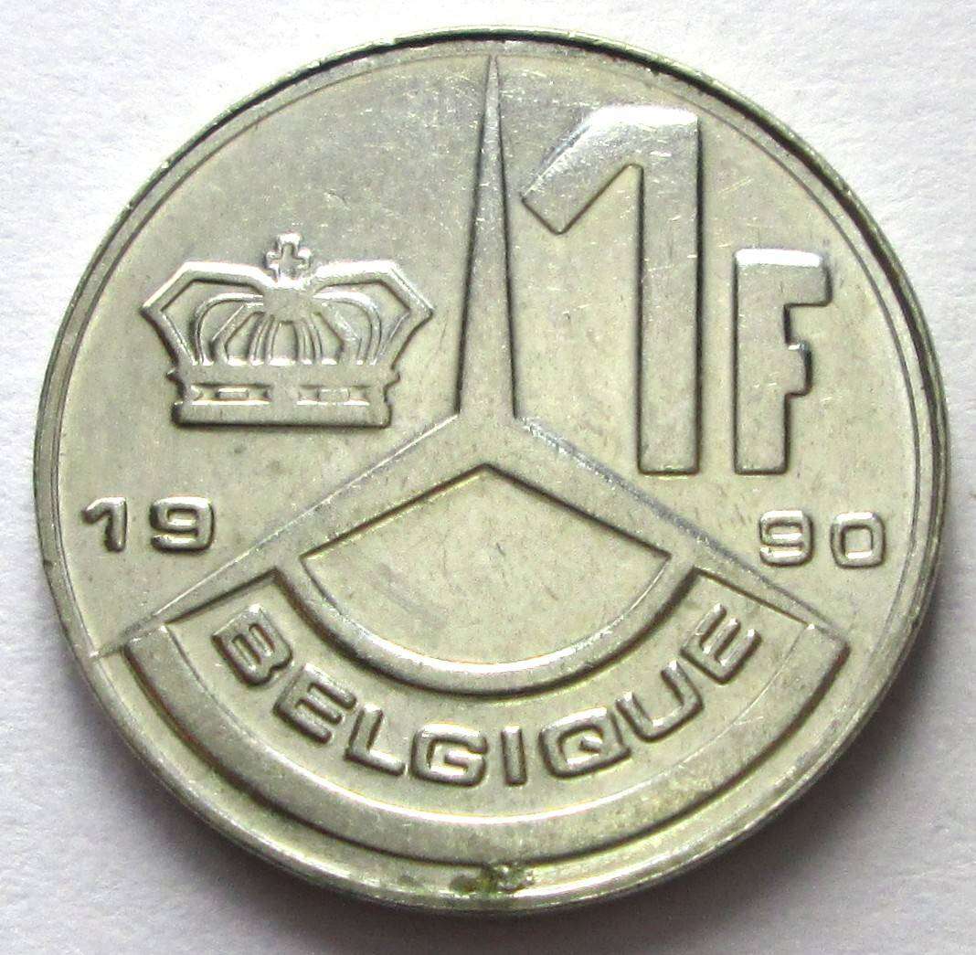 1990 Belgium 1 Franc