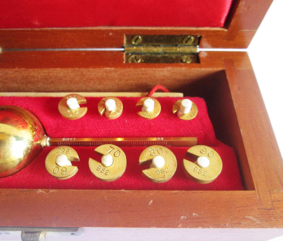 Sikes Hydrometer Alcohol Tester made by W Reeves London