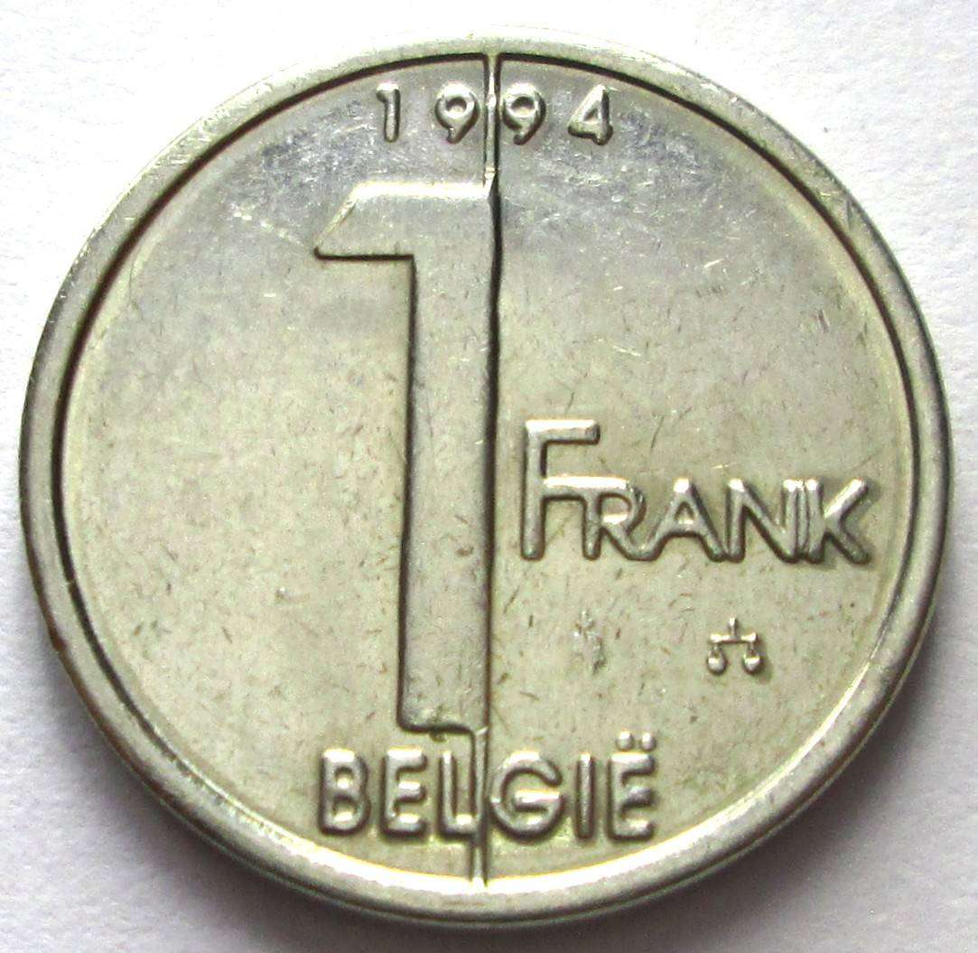 1994 Belgium 1 Franc