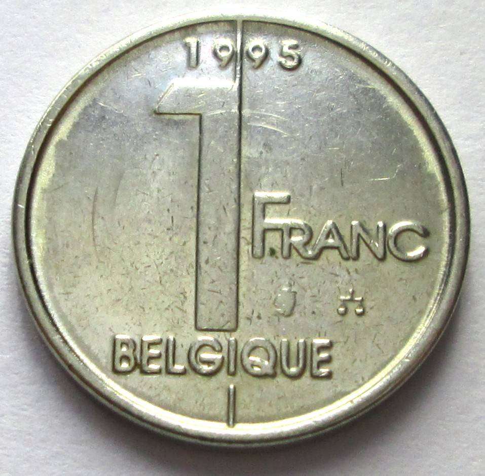 1995 Belgium 1 Franc
