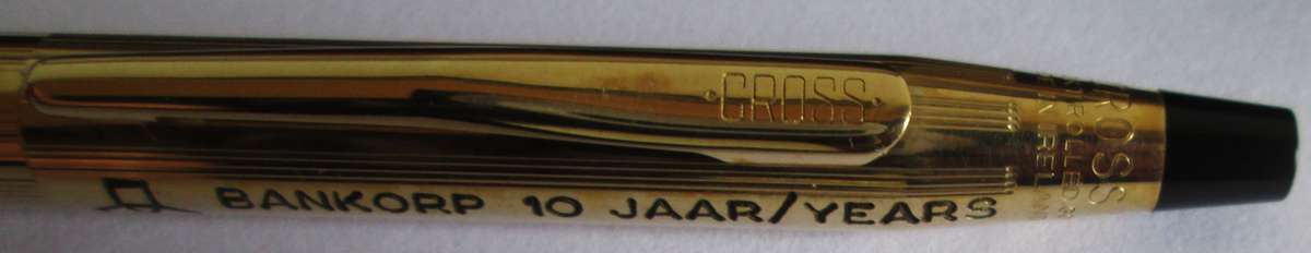 Cross Pen Made in Ireland Bankcorp for 10 Years Service in Original Case