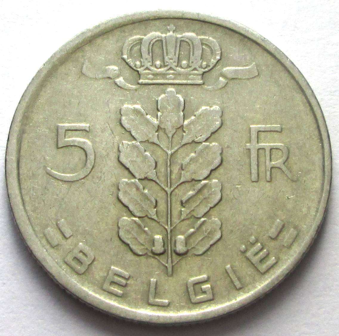 1948 Belgium 5 Francs