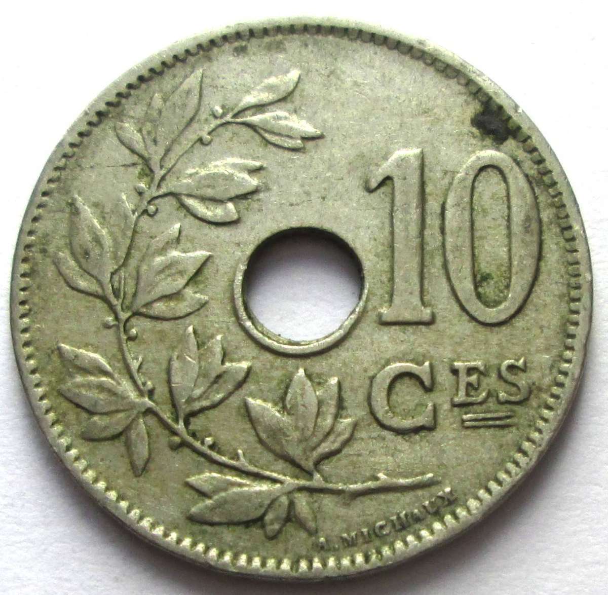 1929 Belgium 10 Centimes