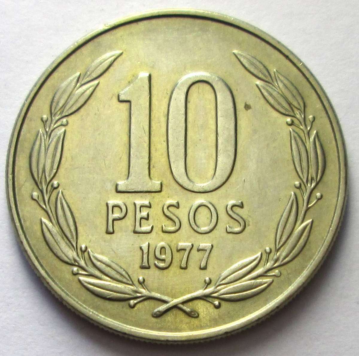 1977 Chile 10 Pesos