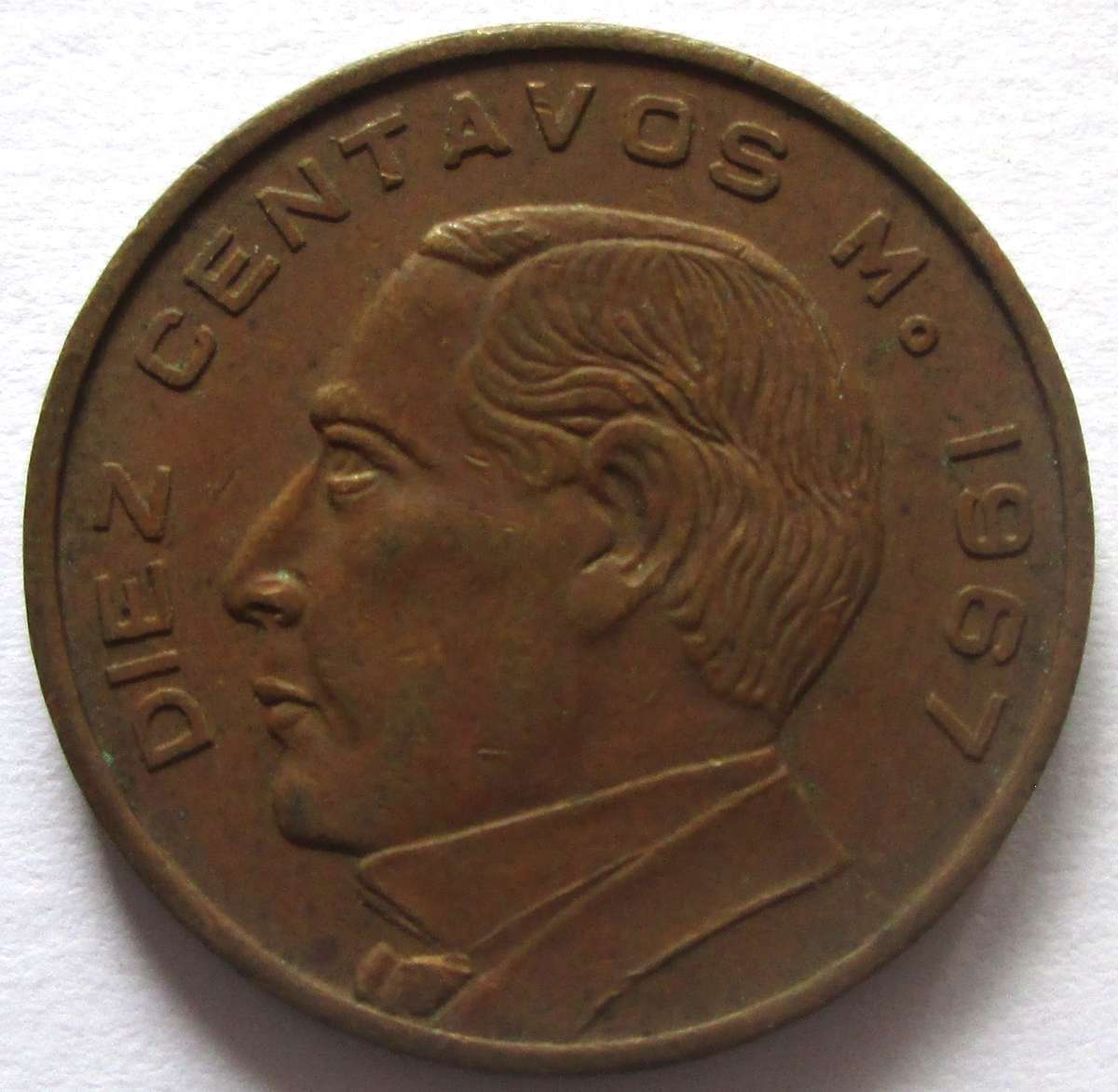 1967 Mexico 10 Centavos