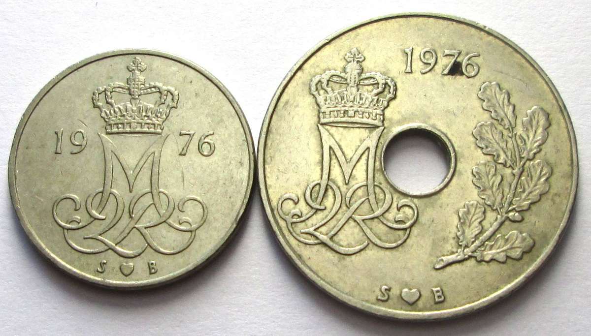 1976 Denmark 10/25 Ore
