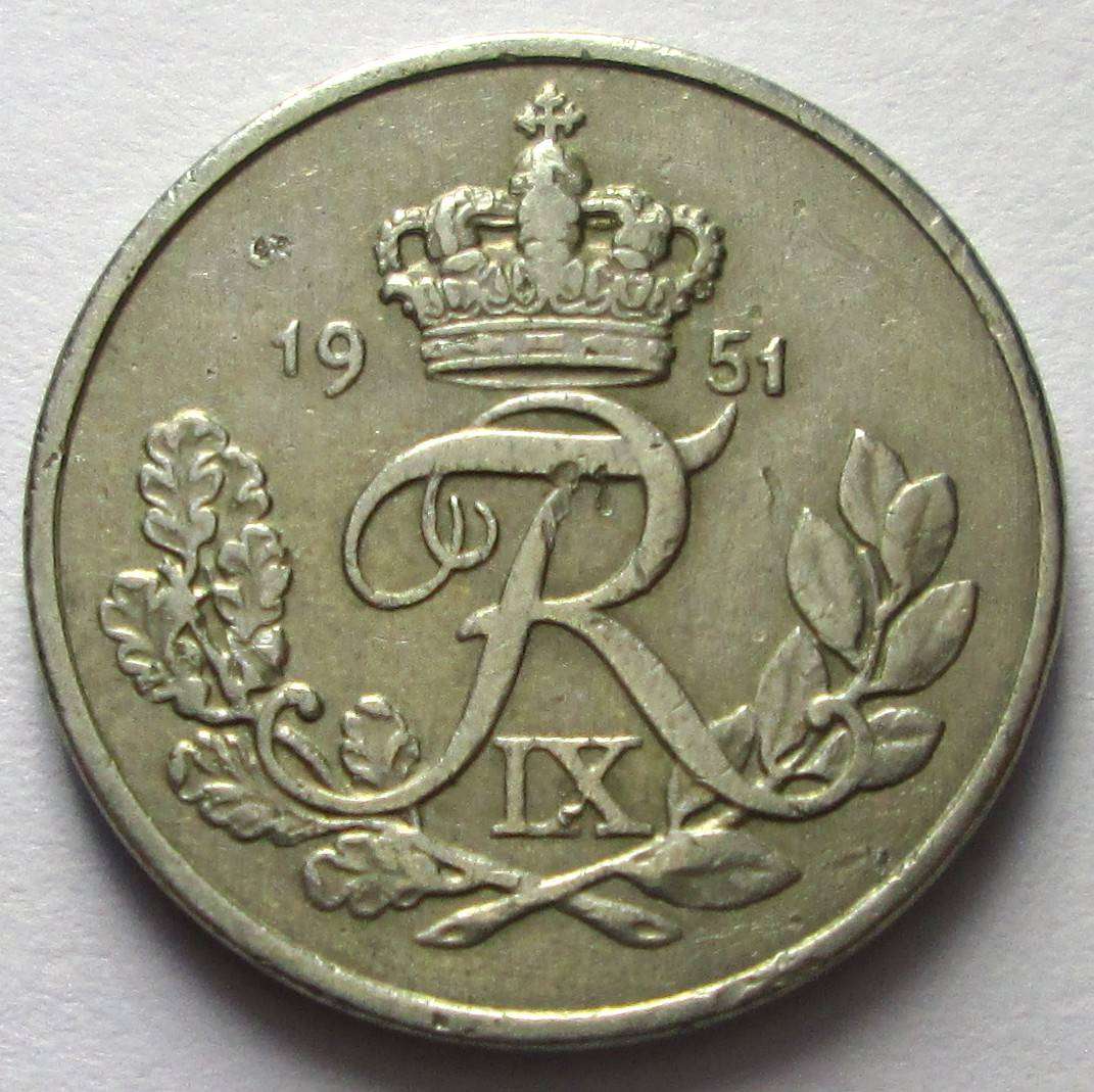 1951 Denmark 10 Ore