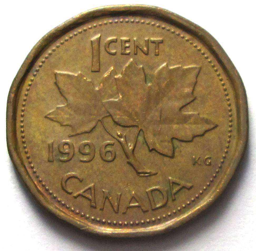 1996 Canada 1 Cent