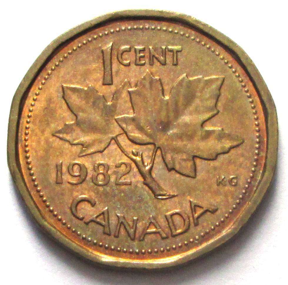 1982 Canada 1 Cent