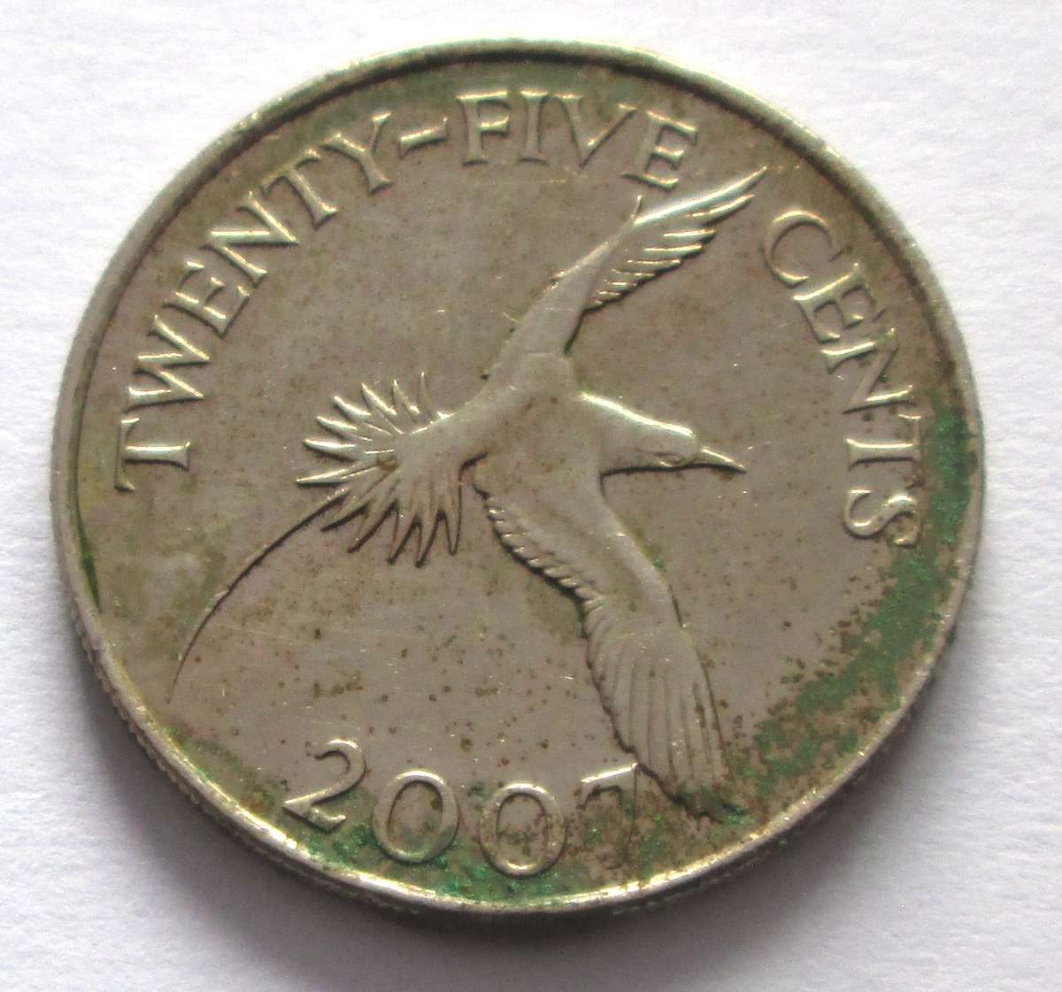 2007 Bermuda 25 Cents