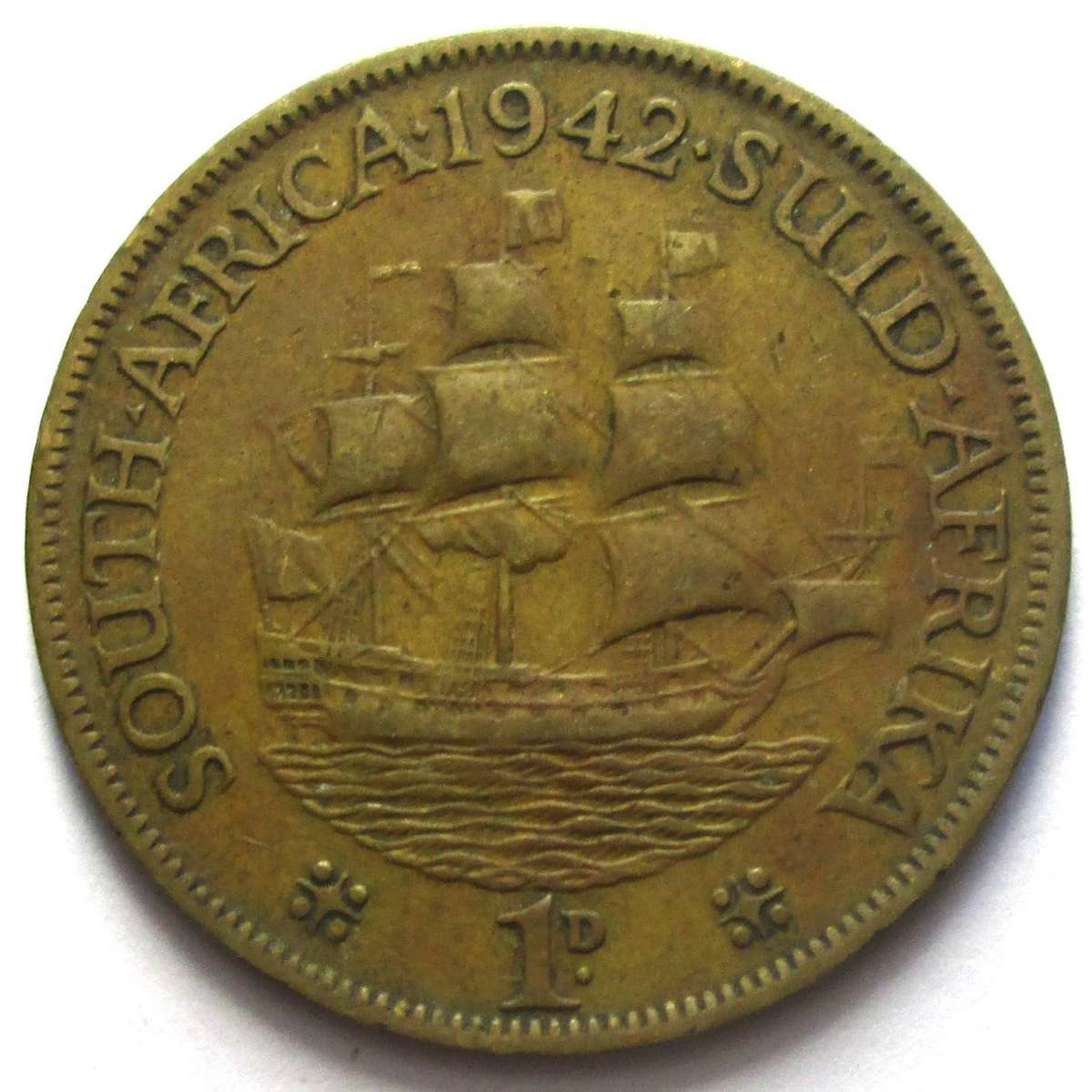 1942 Union of South Africa 1 Penny