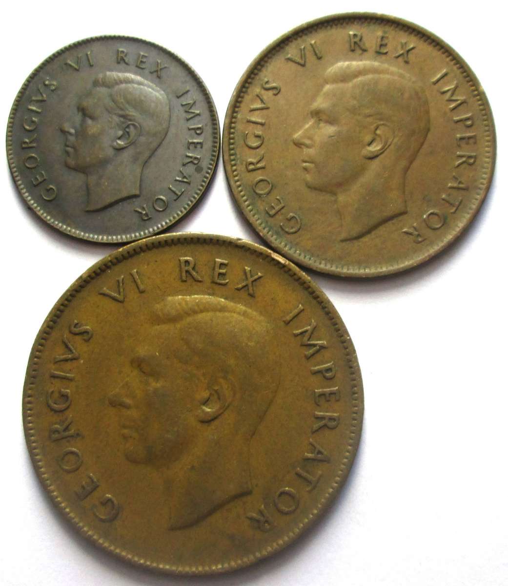1942 Union of South Africa Coins