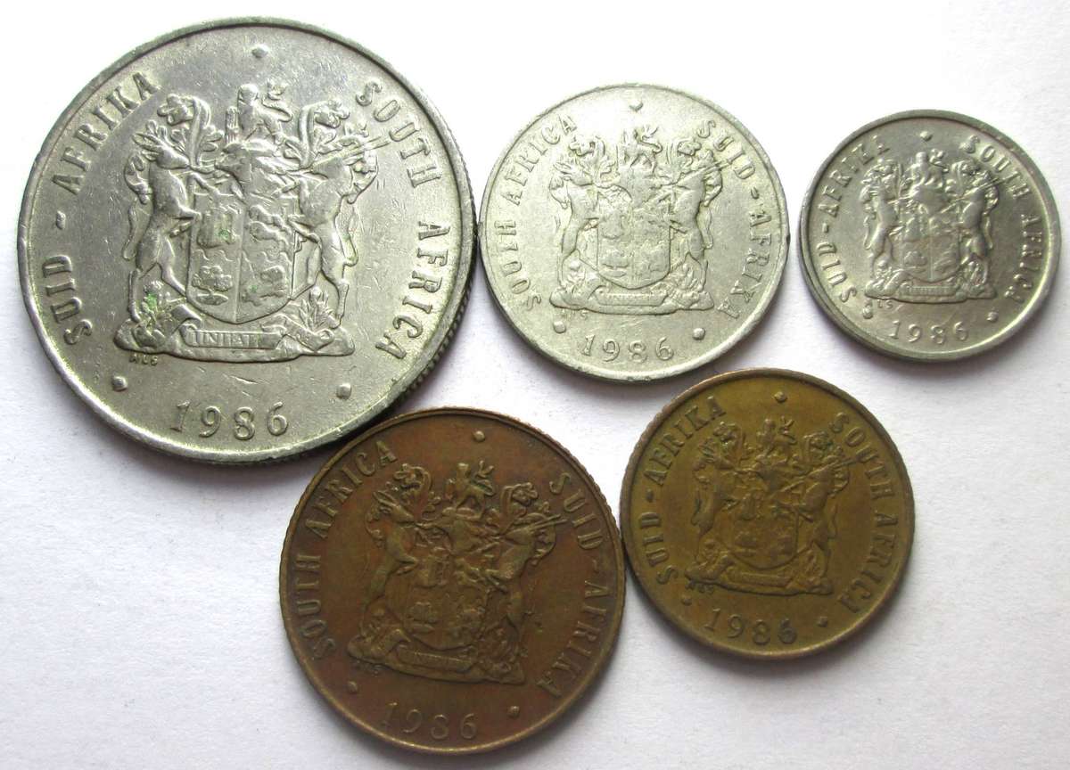1986 South Africa Coins