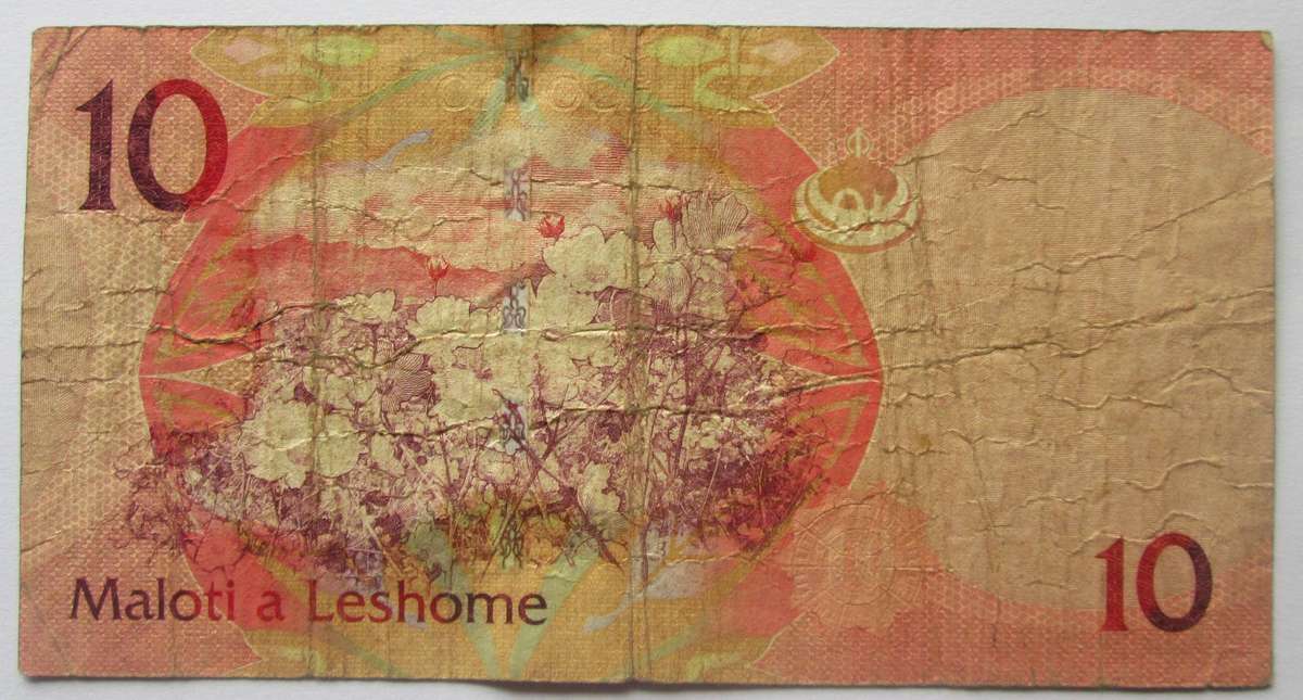 10 Maloti Lesotho Nr AD571904