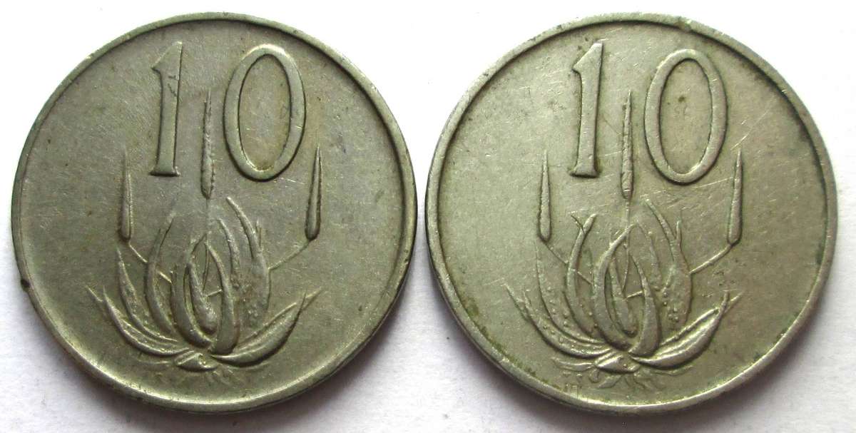 1965 South Africa 10 Cents