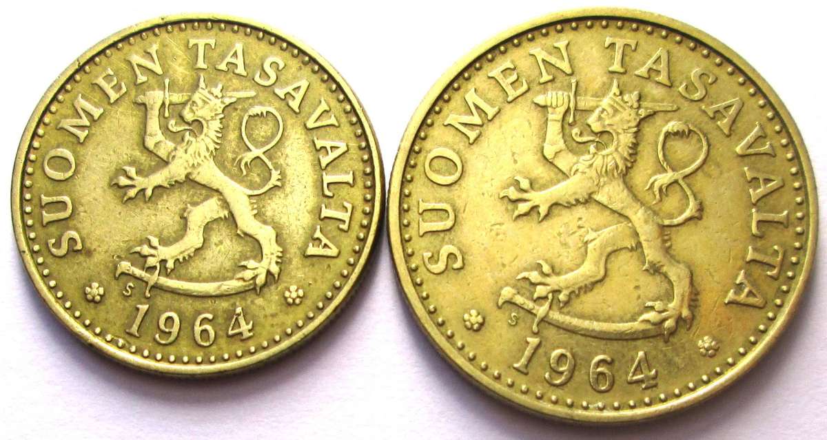1964 Finland 10/20 Pennia