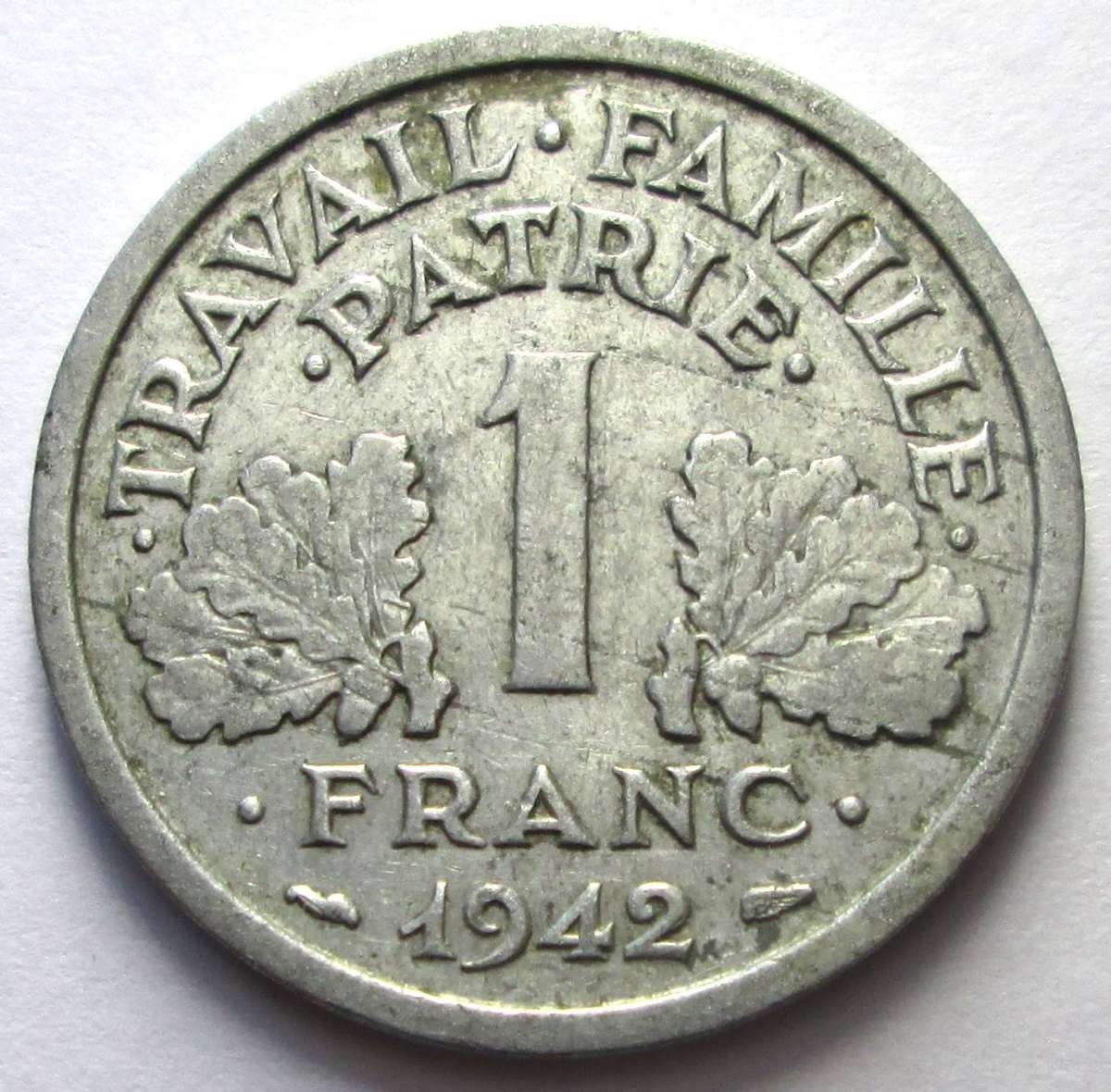 1942 France 1 Franc
