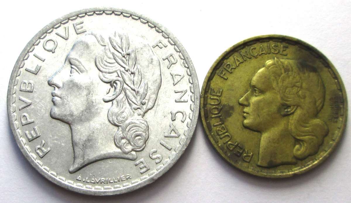 1950 France 5 Francs 20 Francs