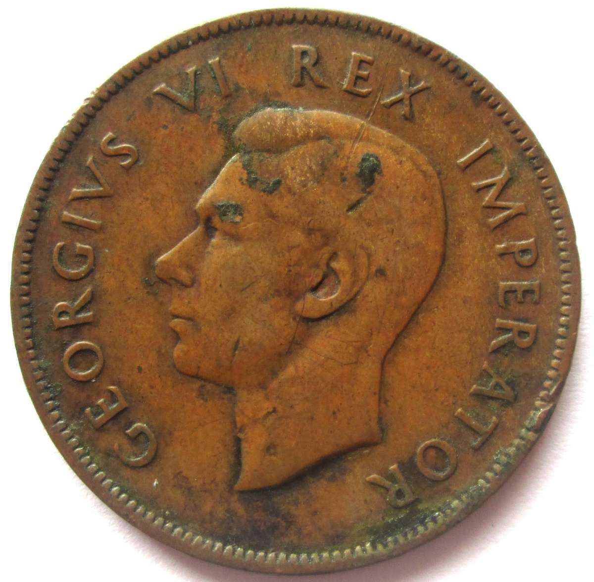 1937 Union of South Africa 1 Penny