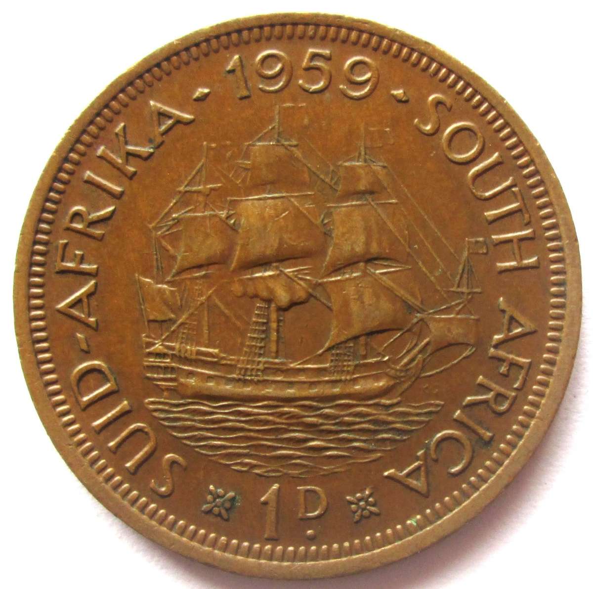 1959 Union of South Africa 1 Penny