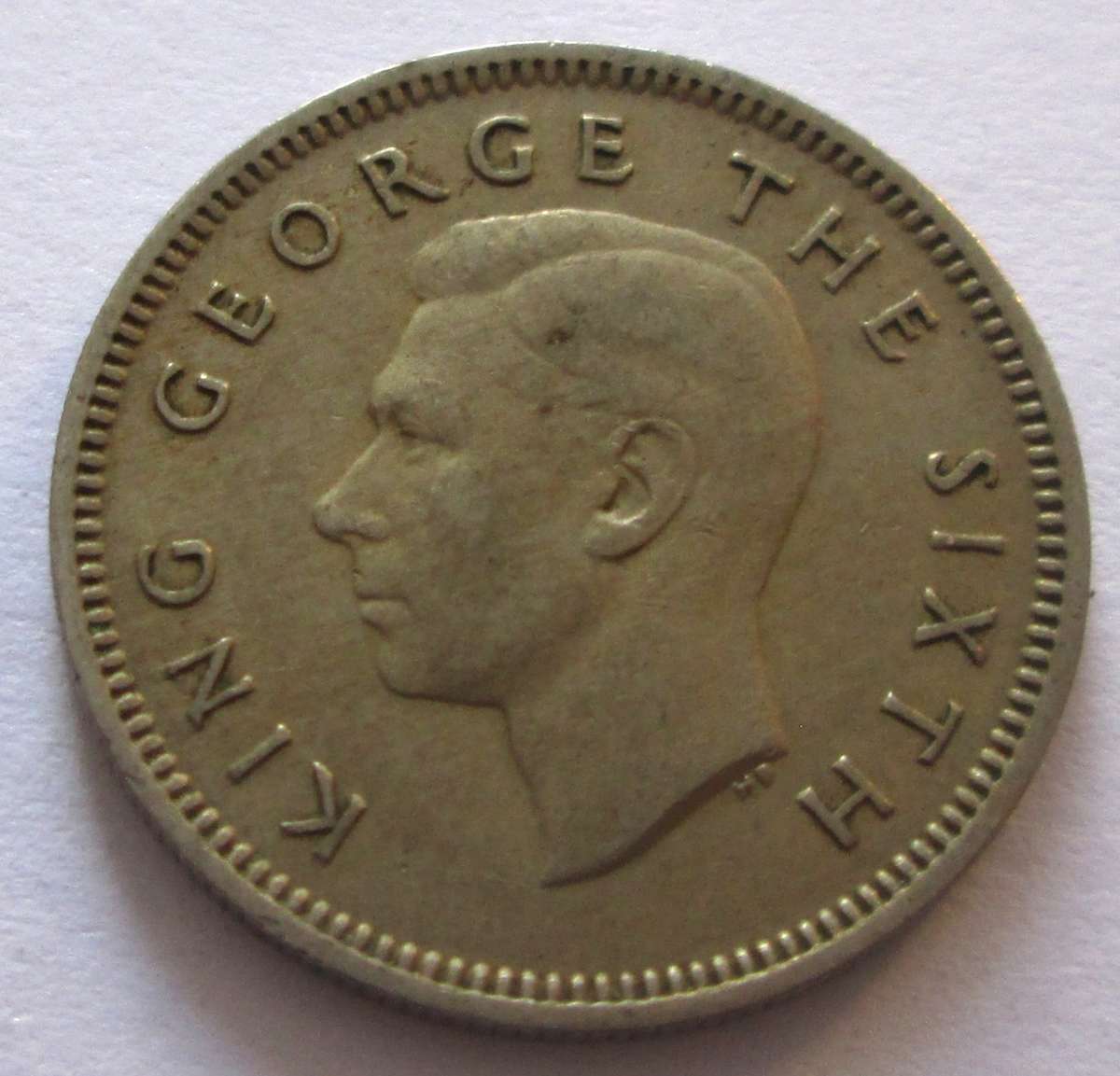 1952 New Zealand 6 Pence
