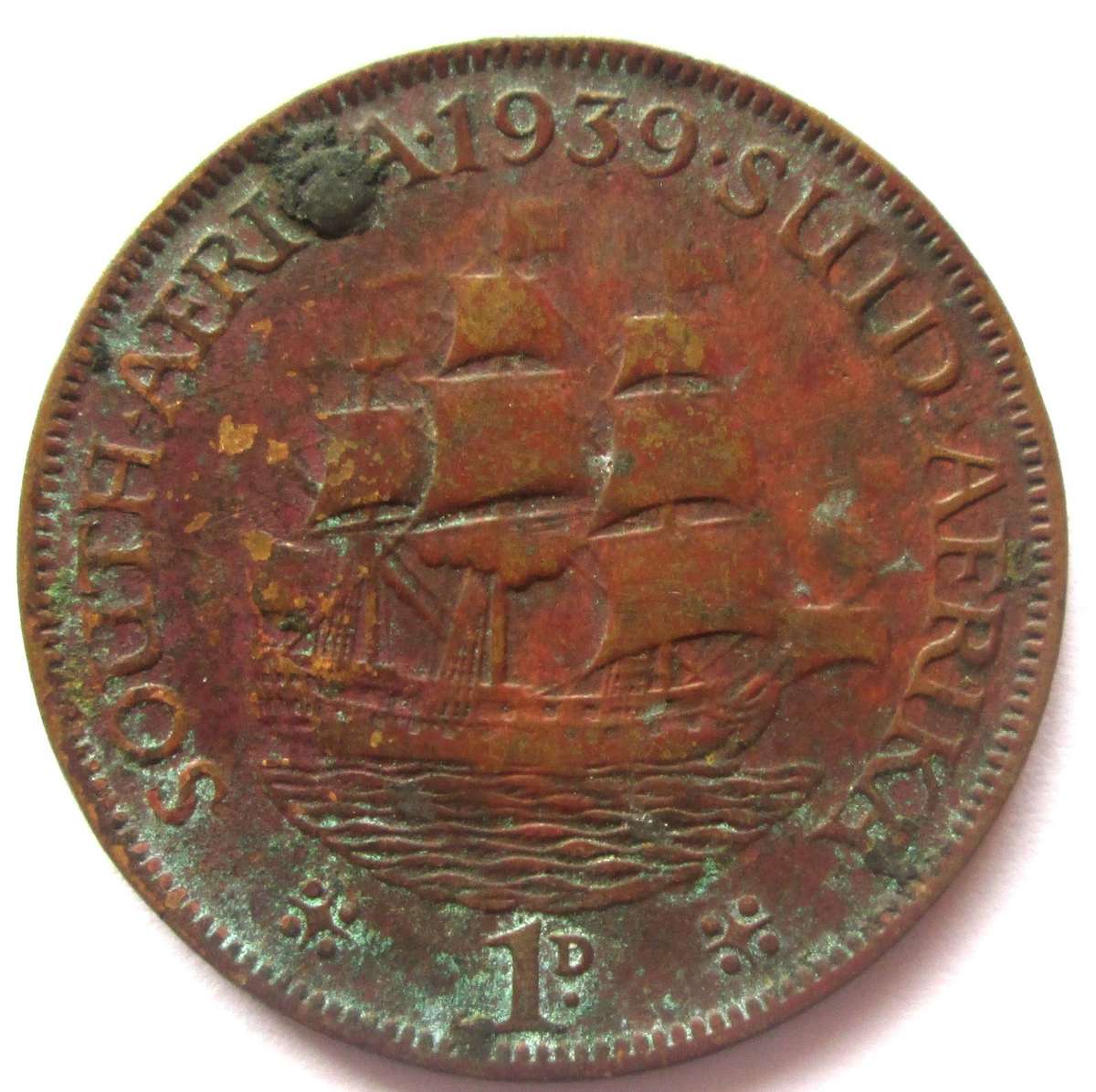 1939 Union of South Africa 1 Penny