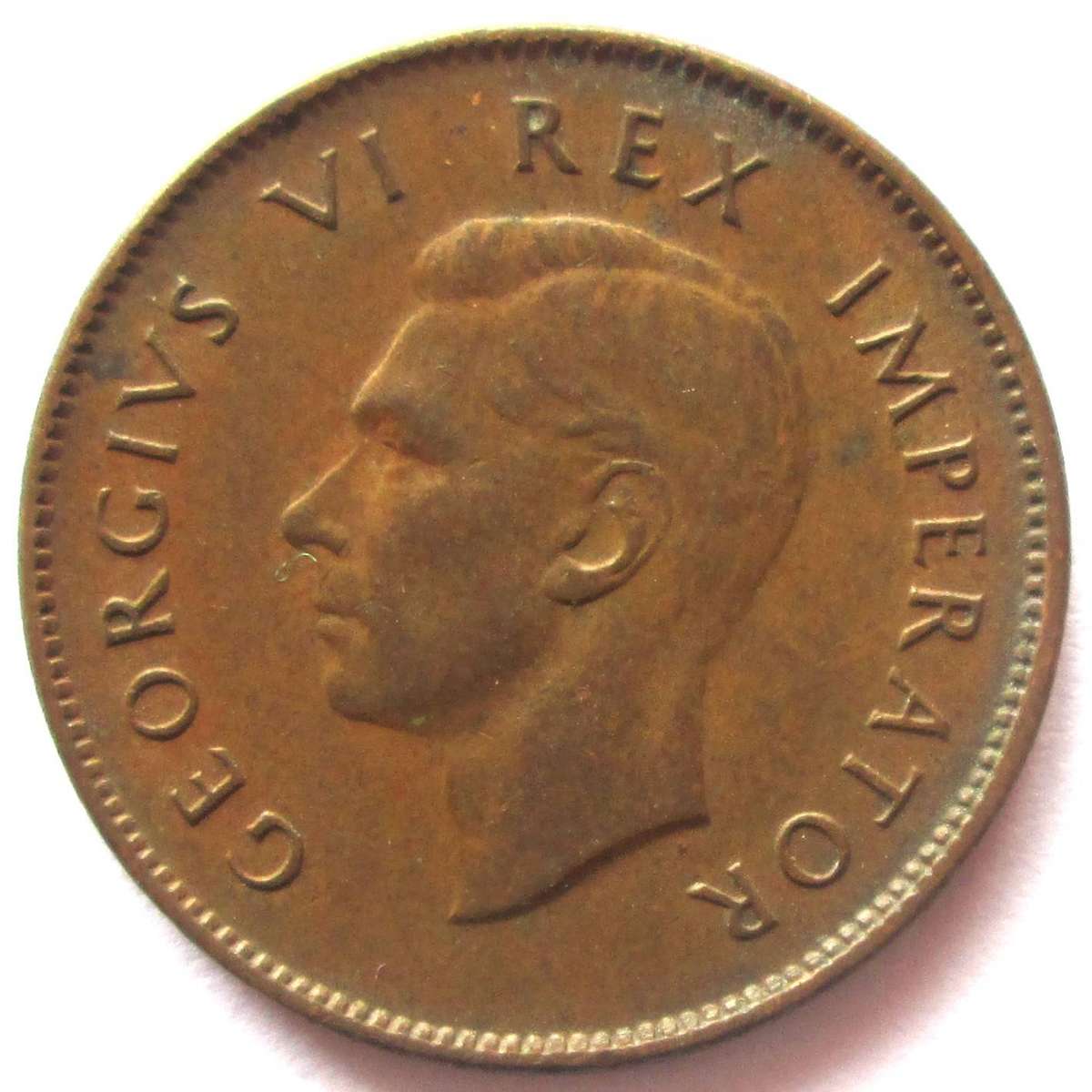 1947 Union of South Africa Quarter Penny