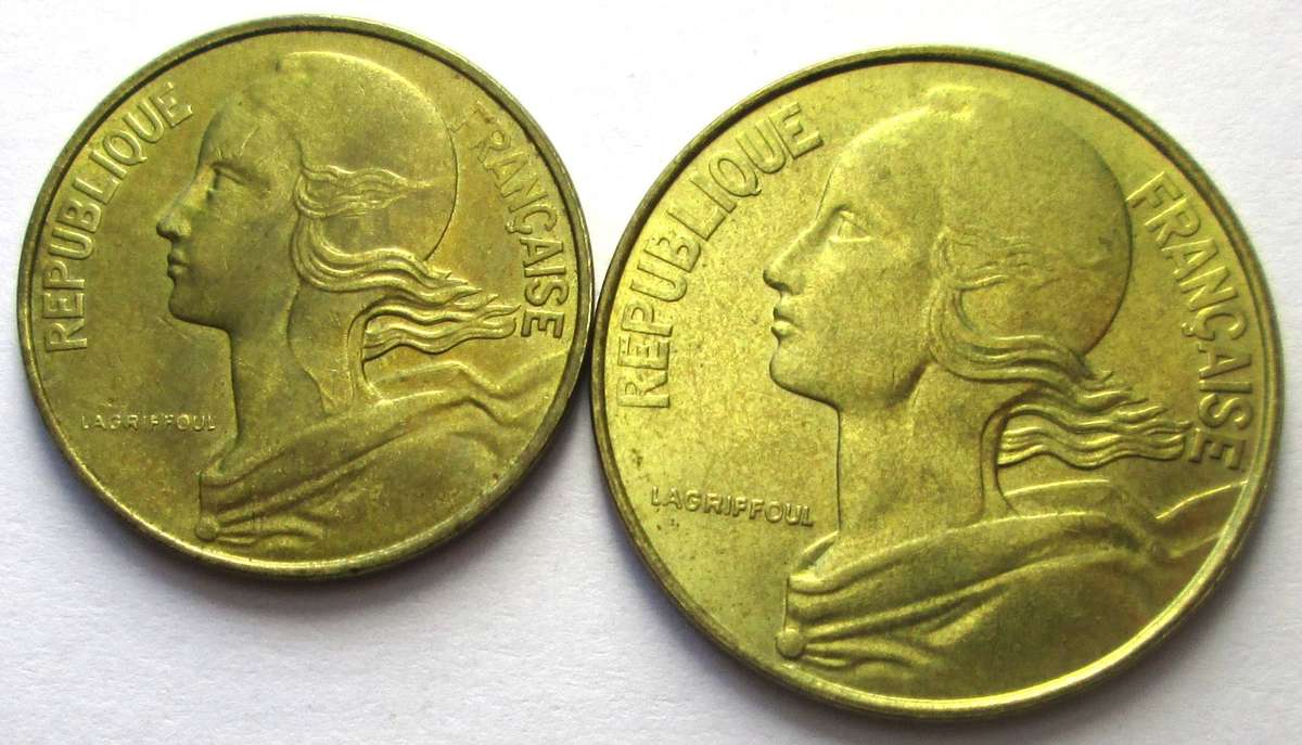 1979 France 10/20 Centimes