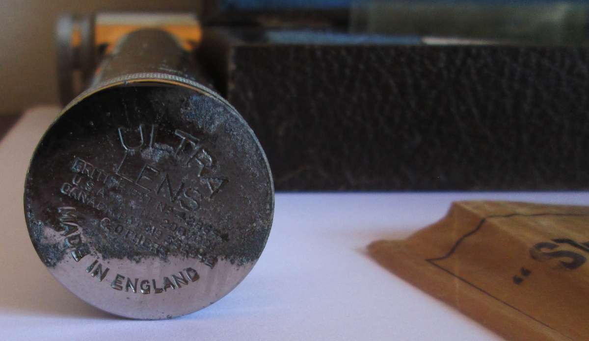 1930 The Ultra Lens Magnifier with Light for Maps Great Britain