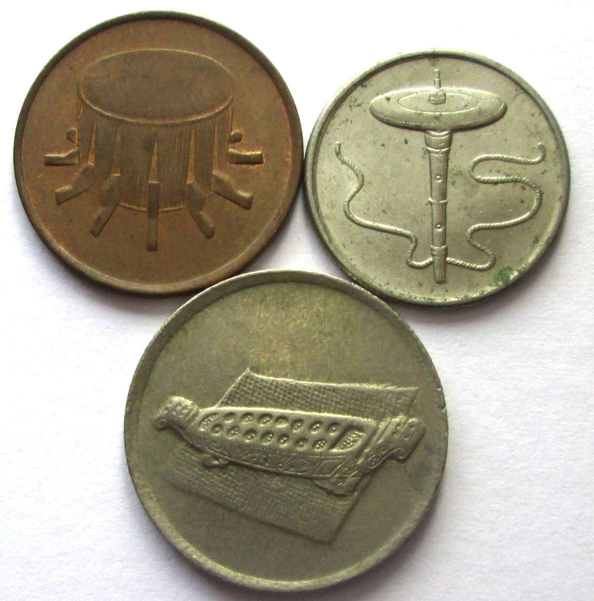 1999 Malaysia 1 Sen 5 Sen 10 Sen
