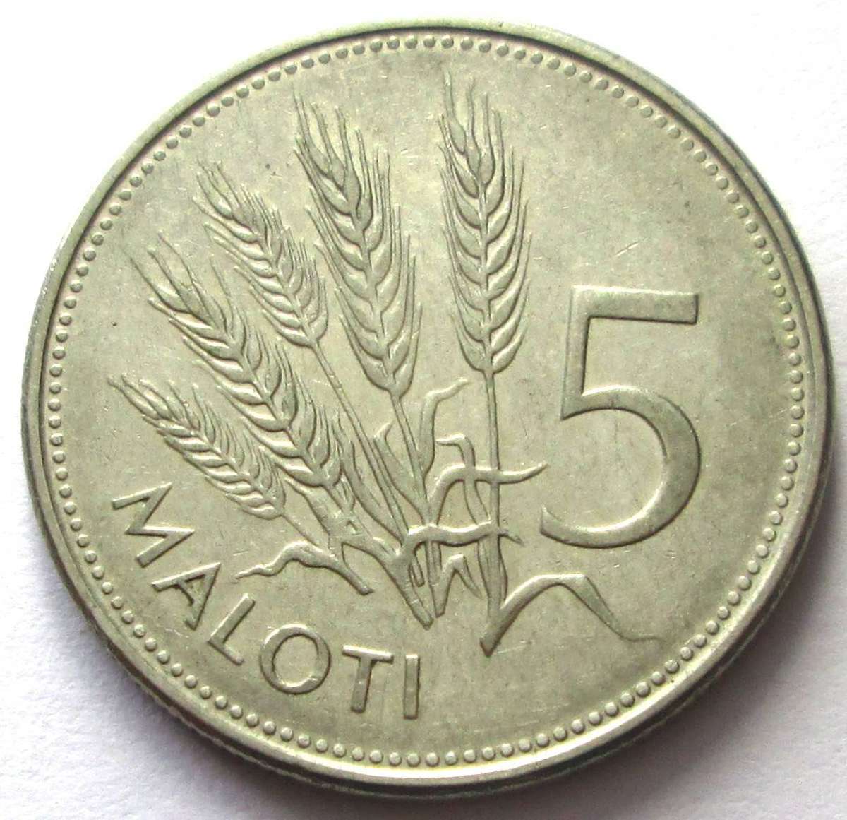 1996 Lesotho 5 Maloti