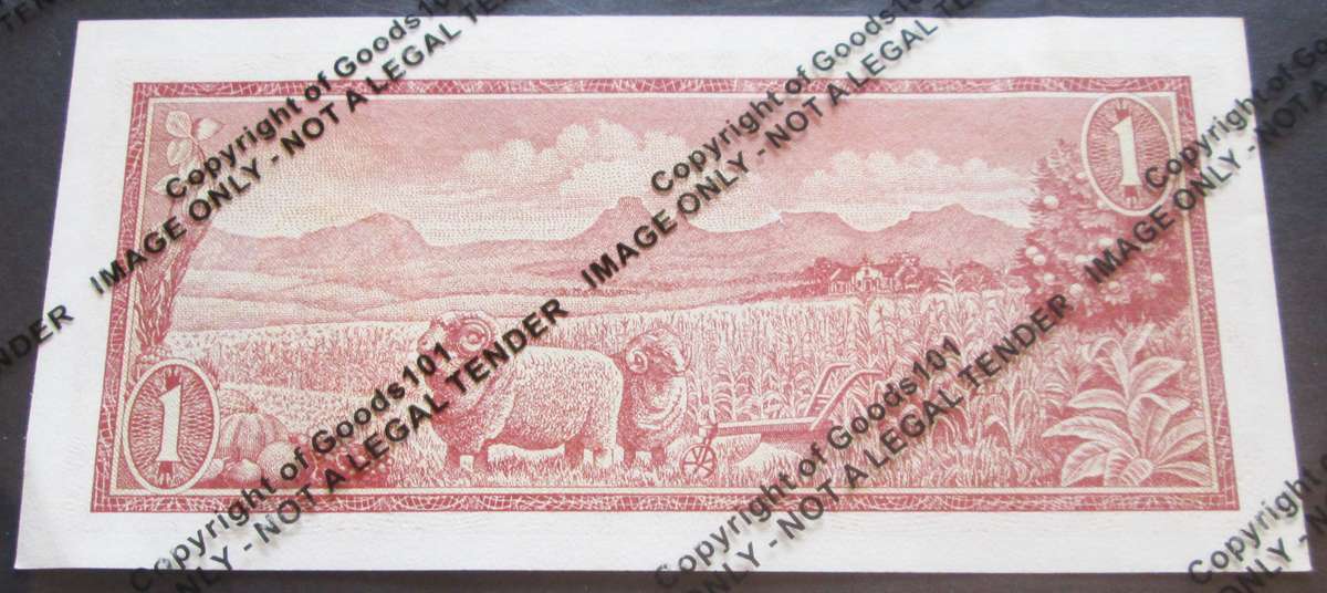 One Rand Republic of South Africa Serial Nr B532 850140