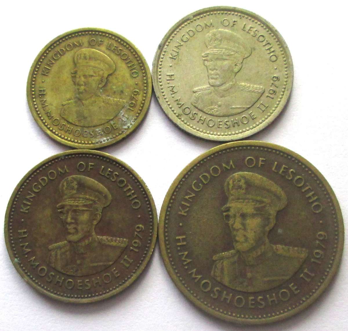 1979 Lesotho 1 Sente 2/5/10 Lisente