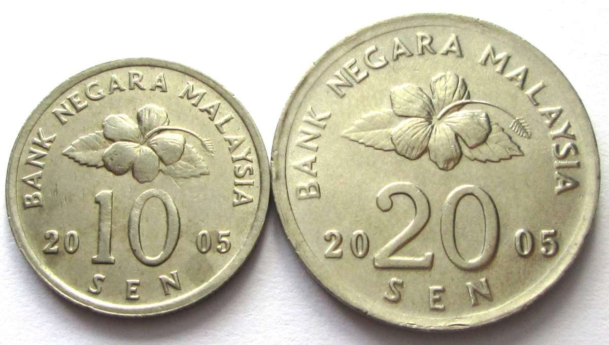2005 Malaysia 10 Sen 20 Sen