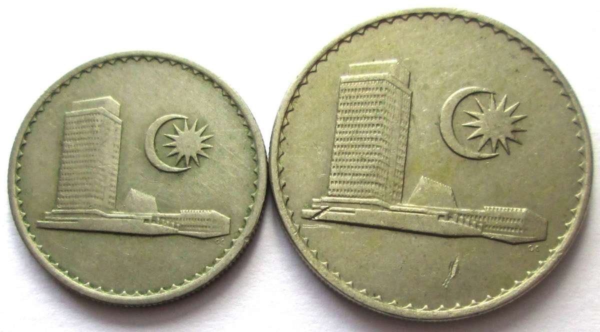 1968 Malaysia 10 Sen 20 Sen