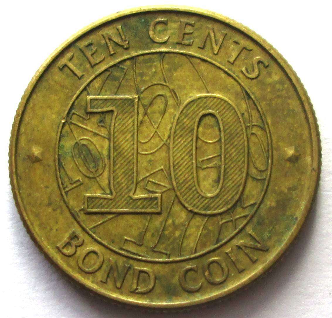 2014 Zimbabwe 10 Bond Coin