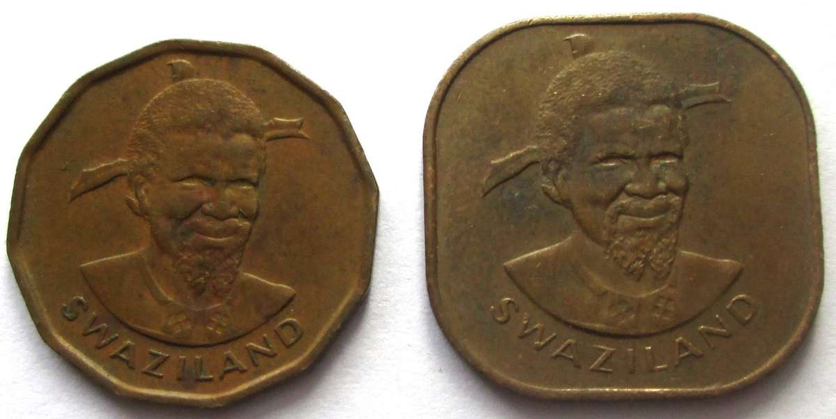 1982 Swaziland 1 Cent 2 Cents