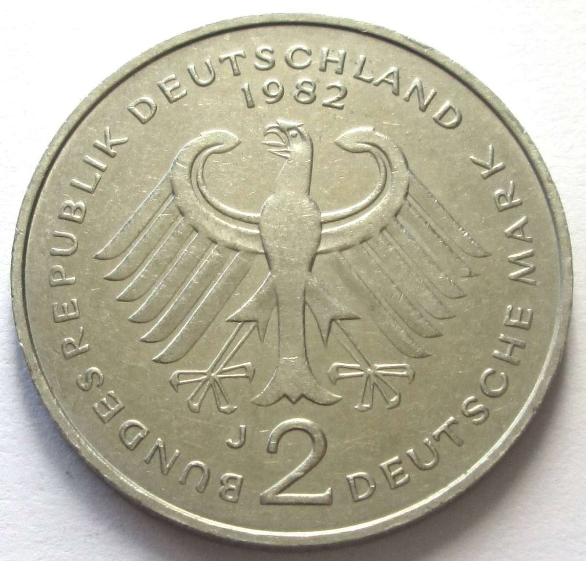 1982 Germany 2 Deutsche Mark Commemorative